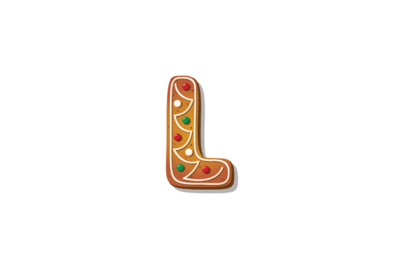 Alphabet Christmas Cookies Font: A Festive Graphics Asset