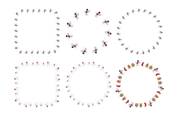 Beautiful Christmas Frames: A Must-Have for Holiday Graphics