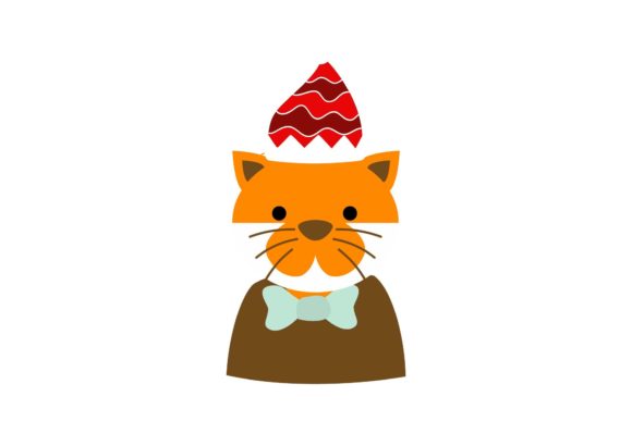 Charming Animal in Christmas Costume: A Versatile Graphics Asset