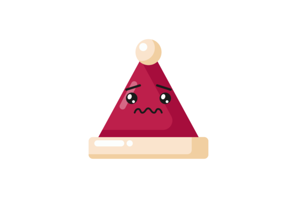 Christmas Hat Kawaii Svg: A Festive Graphics Addition