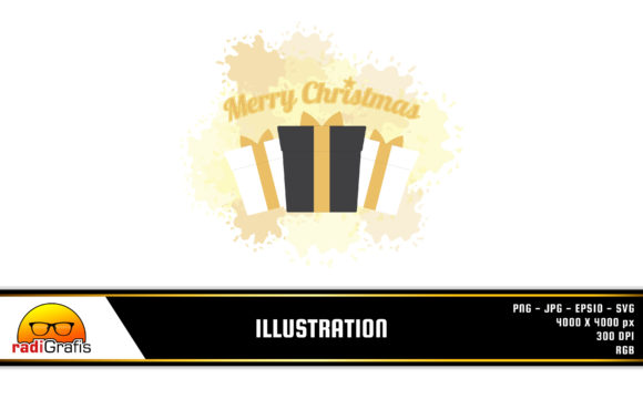 Christmas Label: A Festive Graphic for Handmade Creations