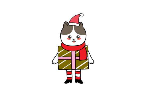 Christmas Mascot: A Festive Addition to Your Graphics and Illustrations