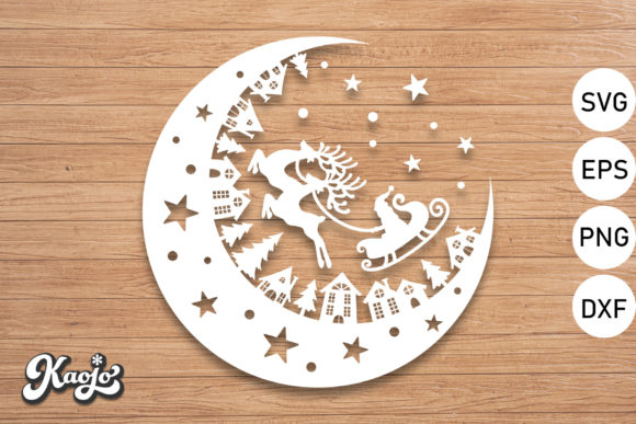 Christmas Moon, Christmas Ornament: A Festive Graphics and Illustrations Review