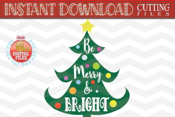 Festive and Elegant Christmas Tree SVG for Graphics