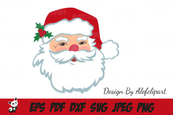Review: Santa Face SVG, Graphics for Festive Crafting